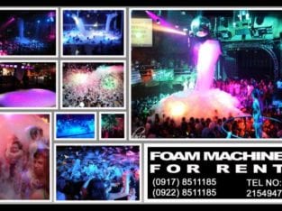 Foam Party Machine Rent Hire Manila Philippines