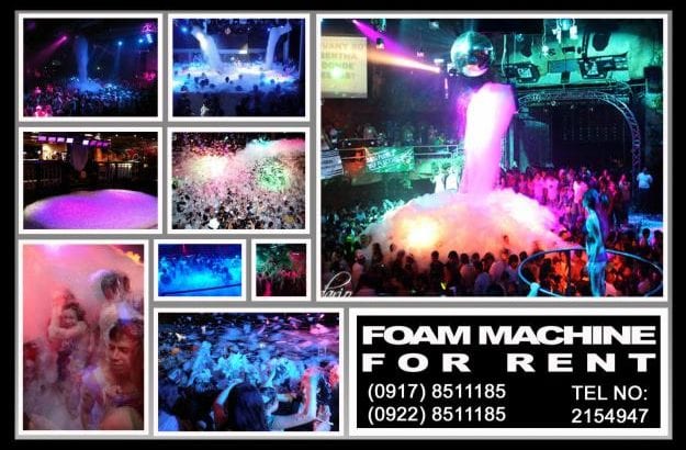 Foam Party Machine Rent Hire Manila Philippines