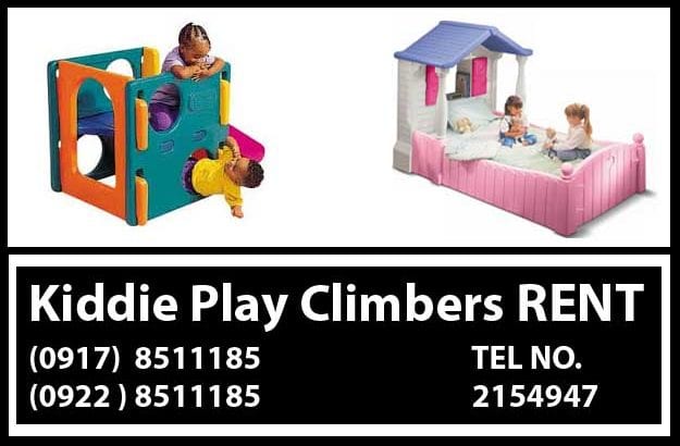 Kiddie Climbers Rent Hire Manila Philippines