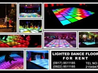 Lighted Dance Floor Rent Hire Manila Philippines