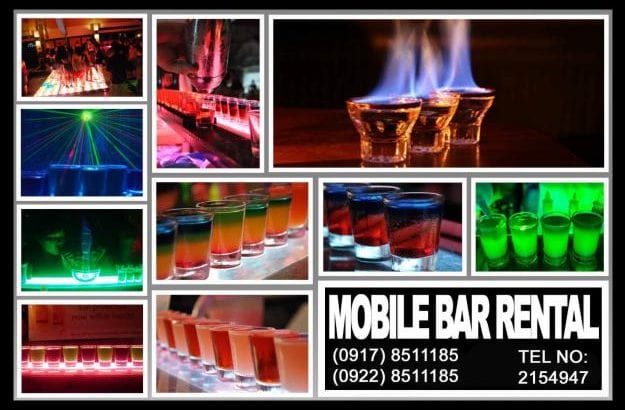 Mobiles Bar Rent Hire Manila Philippines