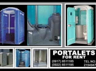 Portalets Rent Hire Manila Philippines