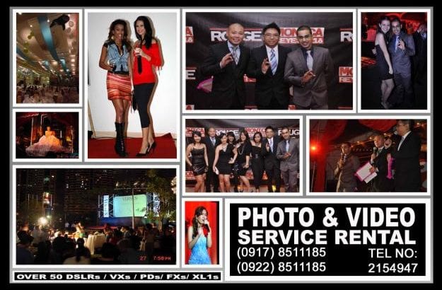 Photo & video Rent Hire Manila Philippines