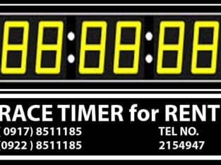 Race Timer Display Rent Hire Manila