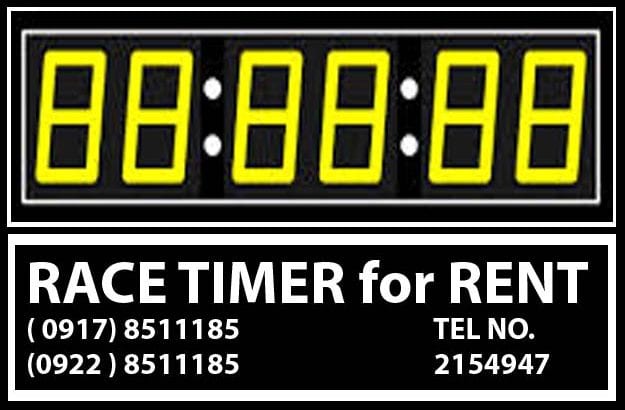 Race Timer Display Rent Hire Manila