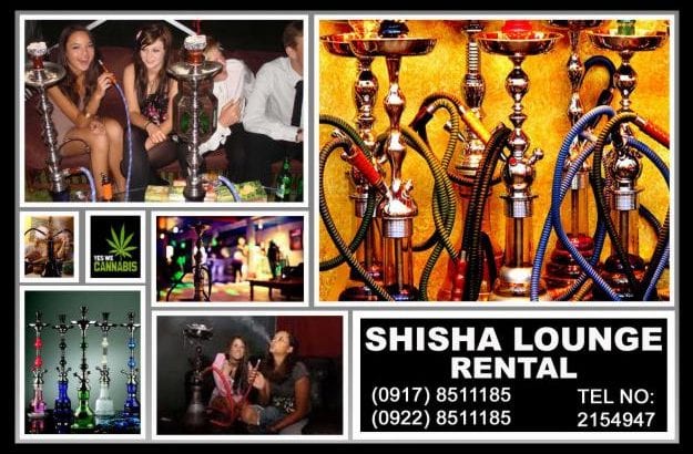 Hookah Shisha Bar Rent Hire Manila Philippines