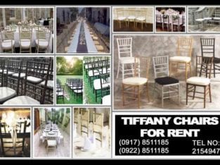 Tiffany Chairs Rent Hire Manila Philippines