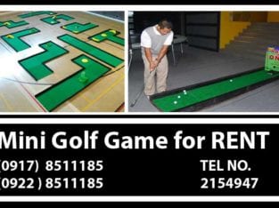 Mini Golf Rent Philippines