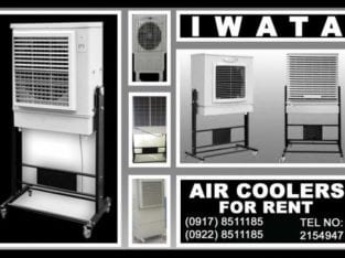 Iwatas Air Cooler Rent Philippines