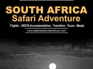 South Africa with Safari All-In Tour