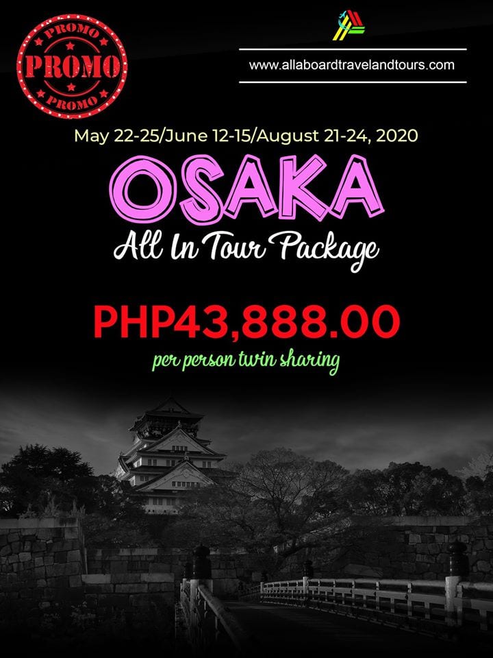 osaka tour package philippines