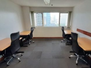 Window Office for Rent in Makati 16sqm 6-Pax