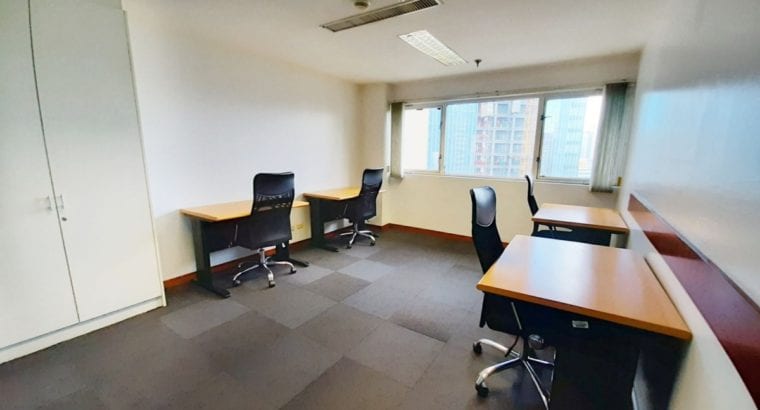 Window Office for Rent in Makati 16sqm 6-Pax