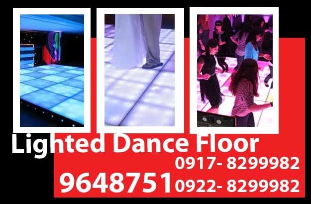 Lighted Dance Floor Rent Hire Manila Philippines