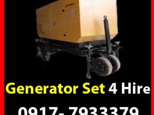 Generator Set Rent Hire Manila Philippines