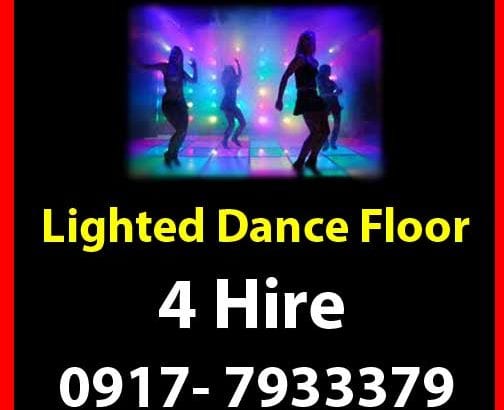 Lighted Dance Floor Rent Hire Manila Philippines