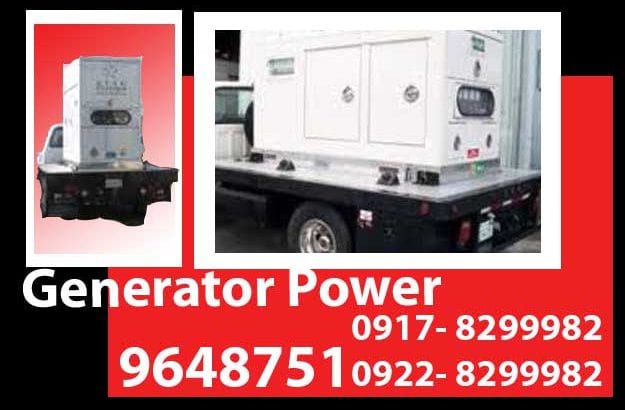 Generator Set Rent Hire Manila Philippines