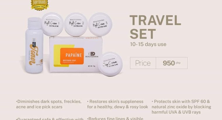 Beautederm Travel Set