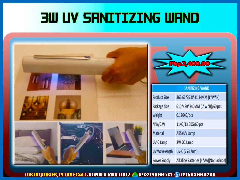 3W UV ZANITIZING WAND