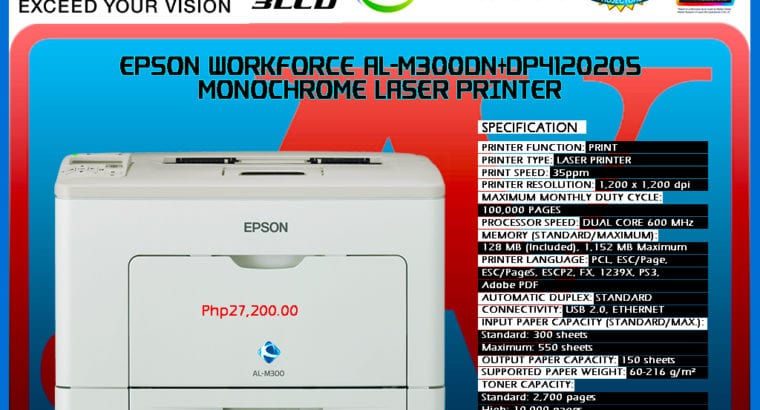 Printer EPSON WORKFORCE AL-M300DN MONOCHROME LASER