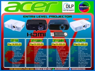 Projector ACER X118 3600 Lumens DLP Projector