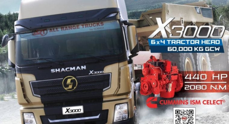 Shacman X3000 Tractor Head 6×4 Prime Mover SX42564