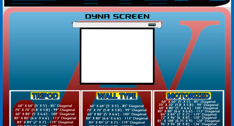 WALL SCREEN, PROJECTOR SCREEN, MANUAL PULL-DOWN SC